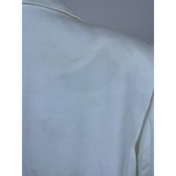 Calvin Klein Womens White Linen No Closure Suit Blazer Jacket Sz 10 - New - Picture 6 of 11